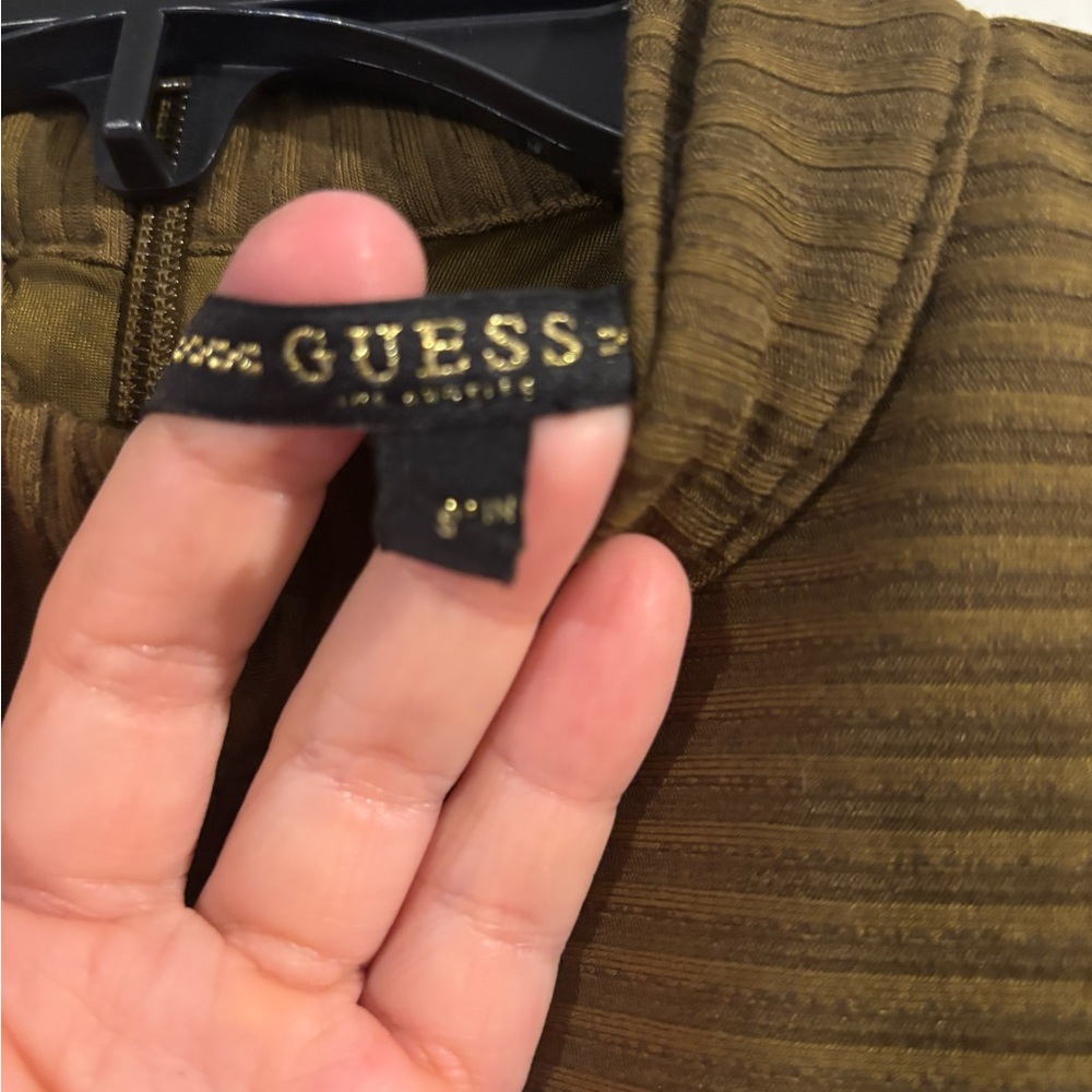 Guess Green Long Sleeve Bodycon Dress - Picture 3 of 6